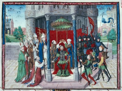 Comte Jean de Brienne, miniature tirée de 