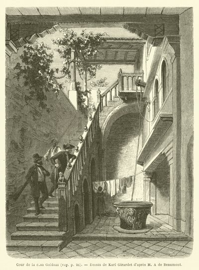 Cour de la casa Goldoni - French School