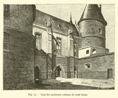 Cour des anciennes cuisines de saint Louis - French School