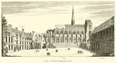 Couvent des Bernardins en 1650 - French School