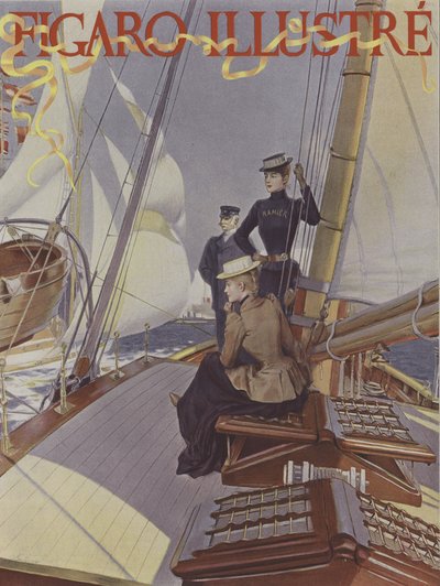 Couverture de Le Figaro Illustré, juillet 1891 - French School