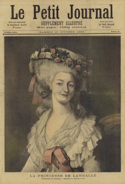 Couverture du Petit Journal, 15 octobre 1892 - French School