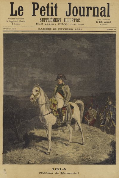 Couverture du Petit Journal, 28 février 1891 - French School