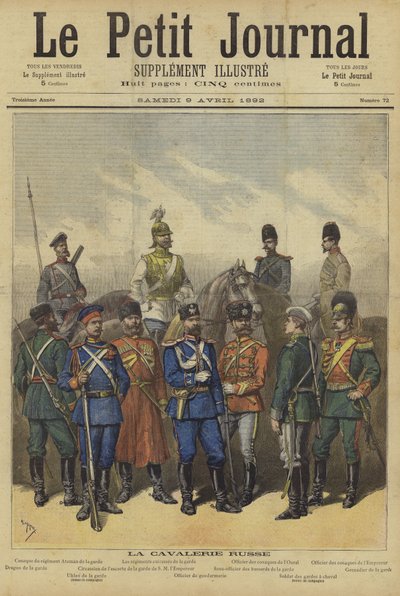 Couverture de Le Petit Journal, 9 avril 1892 - French School