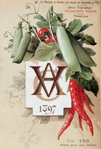 Couverture du catalogue Vilmorin - French School