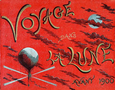 Couverture du livre « Voyage dans la lune avant 1900 » par A. de Ville d