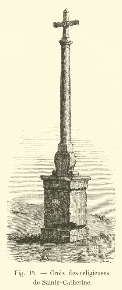 Croix des religieuses de Sainte-Catherine - French School