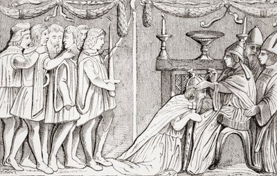 Couronnement de Sigismond comme empereur romain germanique par le pape Eugène IV en 1433, de L
