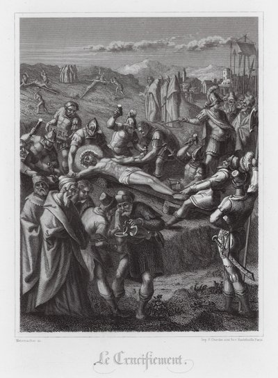 Crucifixion de Jésus-Christ - French School