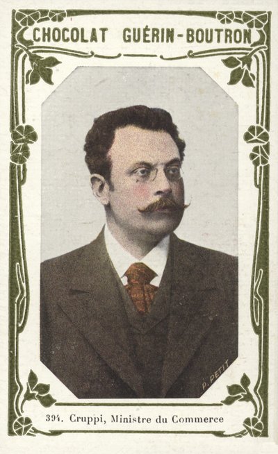 Cruppi, Ministre du Commerce - French School