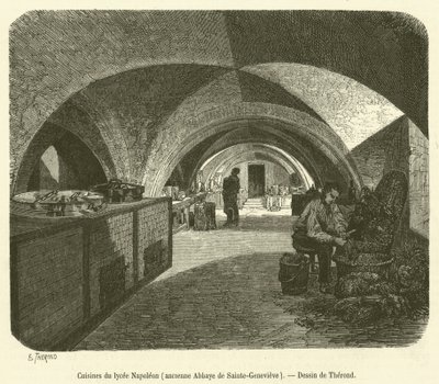 Cuisines du lycée Napoléon, ancienne Abbaye de Sainte-Geneviève - French School