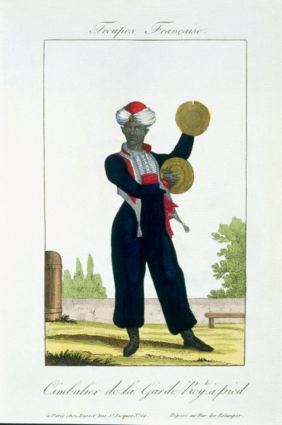 Joueur de cymbales de la Garde Royale, c.1790 - French School