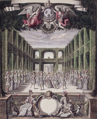 Danse dans un jardin formel, d