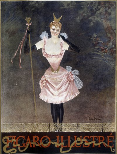 Danseuse - couverture du "Figaro Illustré", s.d. - French School