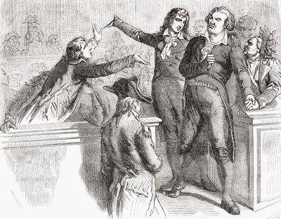 Danton et Desmoulins se défendent devant la Convention, 30 mars 1794, de 