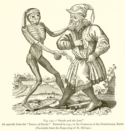 La mort et le Juif - French School