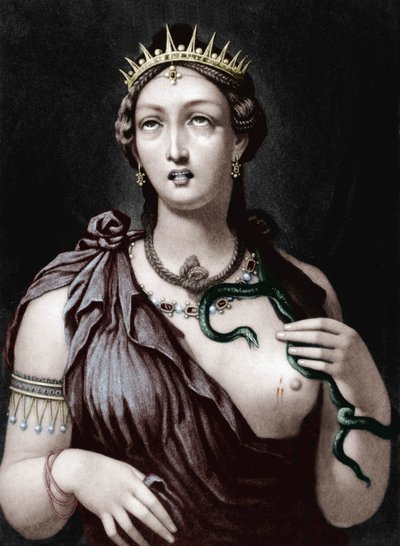 Mort de Cléopâtre VII, reine macédonienne d