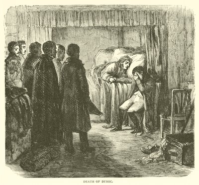 Mort de Duroc (gravure) - French School
