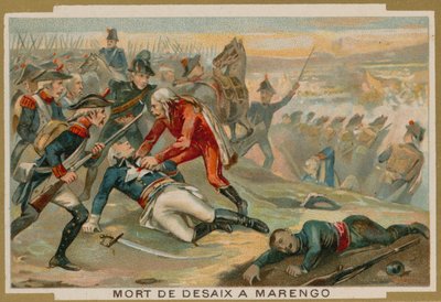 Mort du général Desaix à la bataille de Marengo, 1800 - French School
