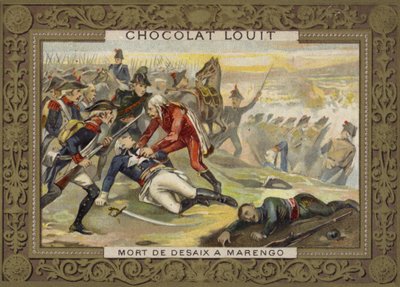 Mort du général Desaix à la bataille de Marengo, 1800 - French School