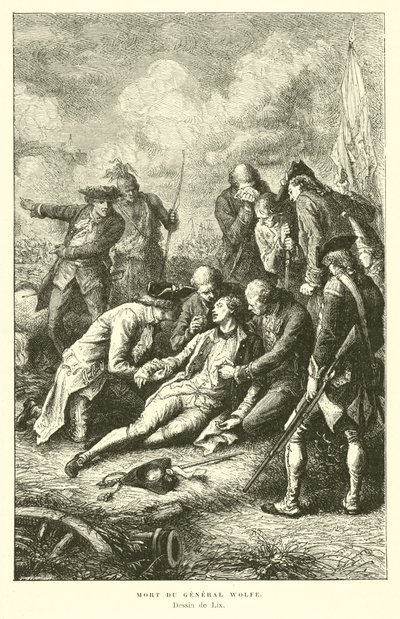 Mort du général Wolfe, 1759 - French School