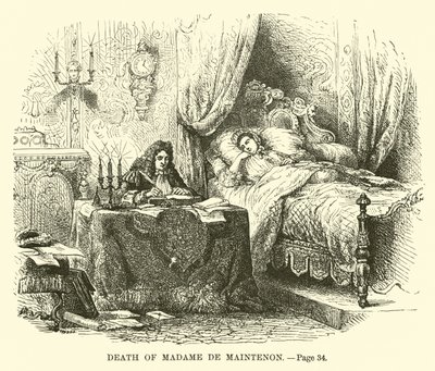 Mort de Madame de Maintenon - French School