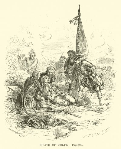 Mort de Wolfe - French School