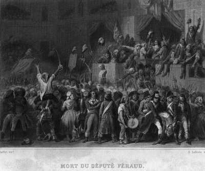 Mort du député Jean Féraud (ou Ferraud : 1764-1795) - dans «Révolution française» par Thiers - French School