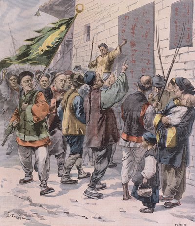 Mort aux étrangers, de Le Petit Parisien, 15 juillet 1900 - French School