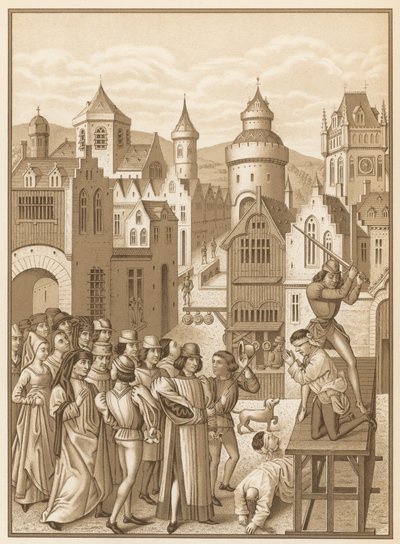 Décapitation de Guillaume de Pommiers - French School