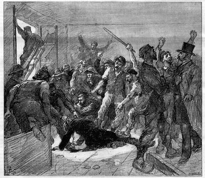 Grève des mineurs de Decazeville (Aveyron) en 1886 : l