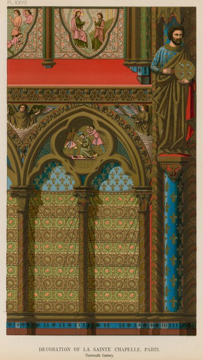 Décoration de la Sainte-Chapelle, Paris - French School