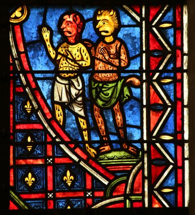 Les démons regardent Théophile - French School