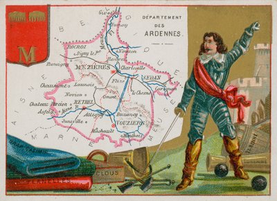 Département des Ardennes dans le nord-est de la France - French School