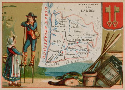 Département des Landes dans le sud de la France - French School