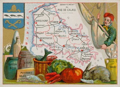Département du Pas-de-Calais dans le nord de la France - French School