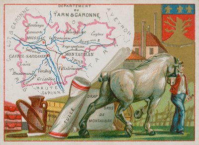 Département du Tarn-et-Garonne dans le sud-ouest de la France - French School