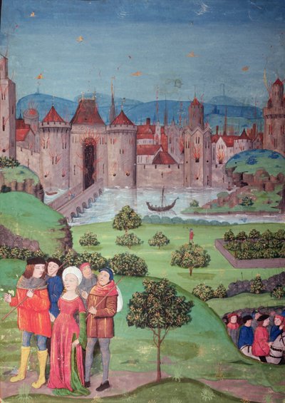 Départ des troupes, scène du manuscrit 