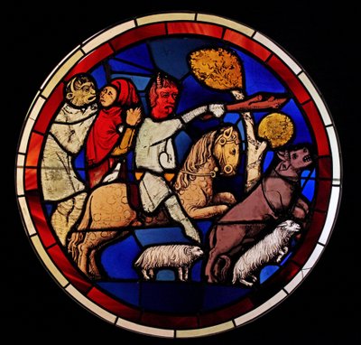 Job perd son troupeau, ex Sainte-Chapelle, Baie D - French School