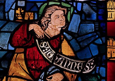 St Jean : de la Chapelle du Château, Rouen? - French School