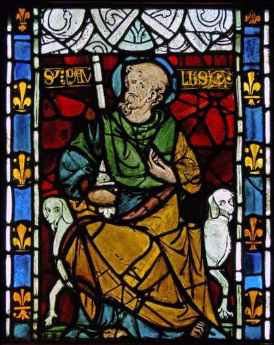 St Paul : grisaille de la Chapelle du Château, Rouen? - French School