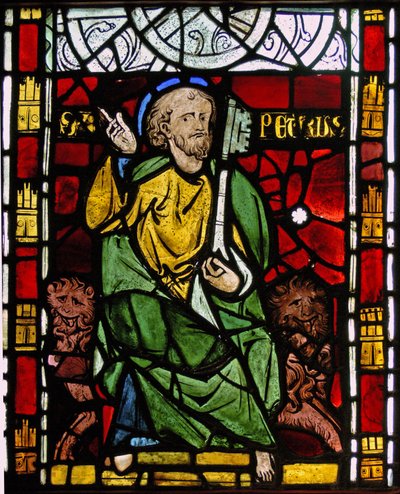 St Pierre : grisaille de la Chapelle du Château, Rouen? - French School