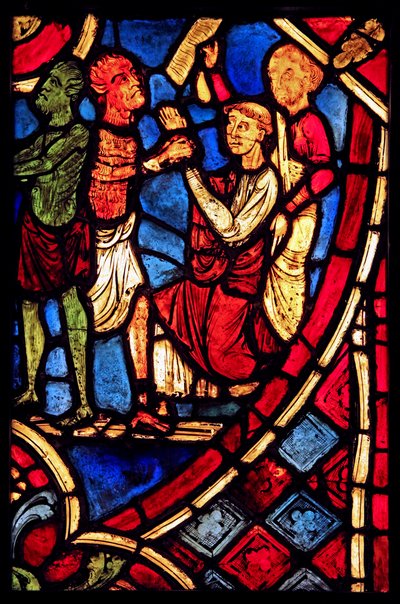 Théophile conclut un pacte avec un diable; de l