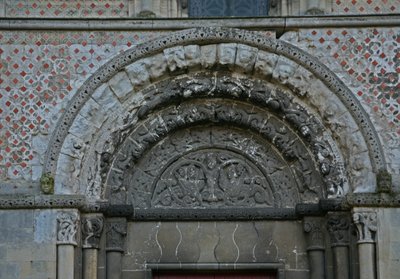 (détail) de la porte nord - French School