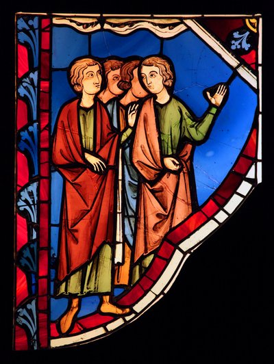 Un groupe de personnes, ex Sainte-Chapelle, Baie G - French School