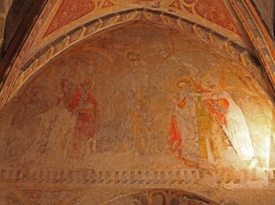 La Crucifixion avec Marie et Saint Jean - French School