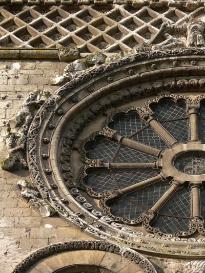 La Roue de la Fortune sur la façade nord - French School