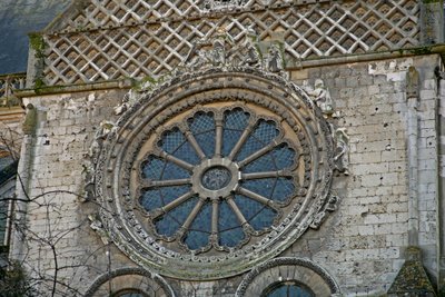 La Roue de la Fortune sur la façade nord - French School