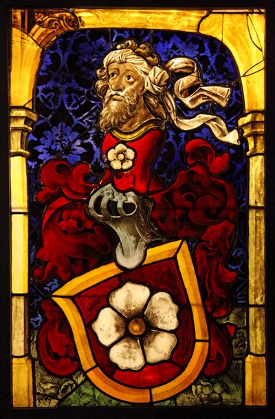 Armes de la famille Mullenheim, c.1467. ex atelier de Peter Hemel; Alsace - French School