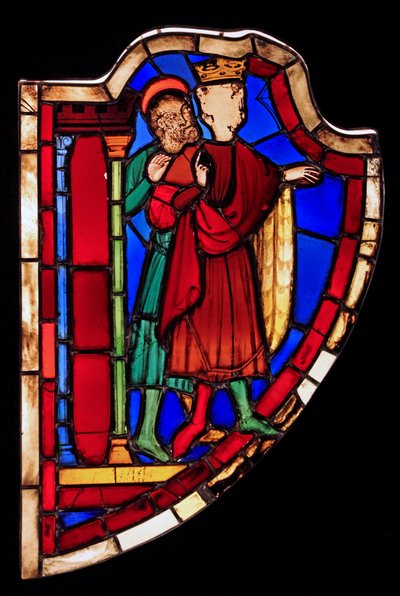 Deux personnes, ex Sainte-Chapelle (Baie C, la fenêtre d
